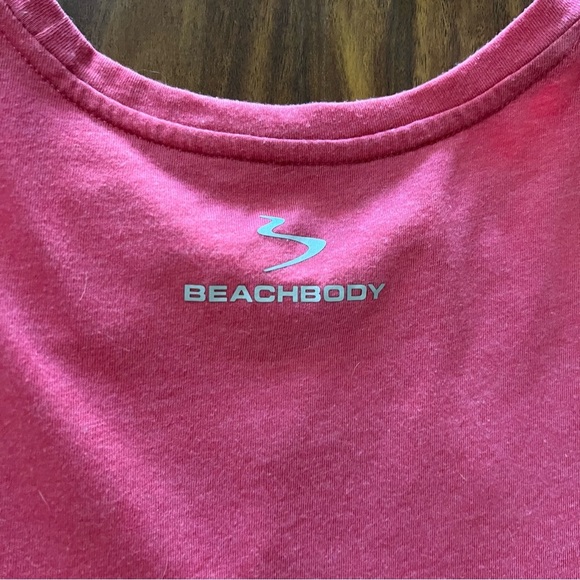 Beachbody Logo Twist Tank Top Coral Pink Size medium - Picture 10 of 10